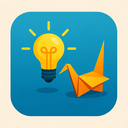 icon_internet_light_bulb_origami icon preview