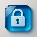 icon_internet_lock_glassy icon preview