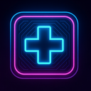 icon_internet_medical_cross_cyberpunk icon preview