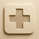 icon_internet_medical_cross_embossed icon preview