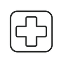 icon_internet_medical_cross_line_art icon preview