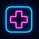 icon_internet_medical_cross_neon icon preview