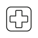 icon_internet_medical_cross_outline icon preview