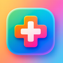 icon_internet_medical_cross_vibrant_colors icon preview
