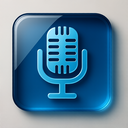 icon_internet_microphone_glassy icon preview