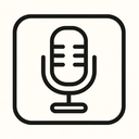icon_internet_microphone_minimal_outline icon preview