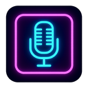icon_internet_microphone_neon icon preview