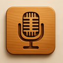 icon_internet_microphone_wooden icon preview