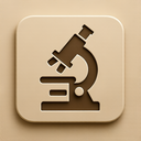 icon_internet_microscope_embossed icon preview