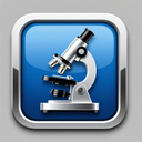 icon_internet_microscope_metallic icon preview