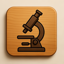 icon_internet_microscope_wooden icon preview
