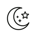 icon_internet_moon_minimal_outline icon preview