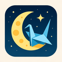 icon_internet_moon_origami icon preview