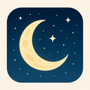 icon_internet_moon_thin icon preview