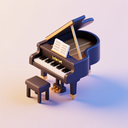 icon_internet_piano_3d_isometric icon preview