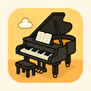 icon_internet_piano_cartoon icon preview