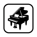 icon_internet_piano_monochrome icon preview
