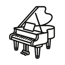 icon_internet_piano_outline icon preview