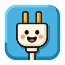 icon_internet_plug_cartoon icon preview
