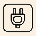 icon_internet_plug_filled icon preview