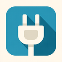 icon_internet_plug_flat_design icon preview