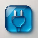 icon_internet_plug_glassy icon preview