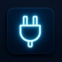 icon_internet_plug_glow_effect icon preview