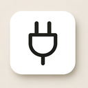 icon_internet_plug_minimalist icon preview