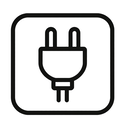 icon_internet_plug_monochrome icon preview