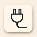 icon_internet_plug_thin icon preview