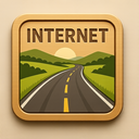 icon_internet_road_embossed icon preview