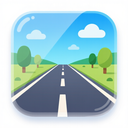 icon_internet_road_glassy icon preview