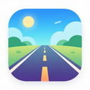 icon_internet_road_gradient icon preview