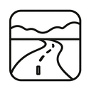 icon_internet_road_minimal_outline icon preview