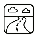 icon_internet_road_outline icon preview