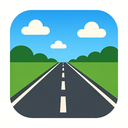 icon_internet_road_thin icon preview