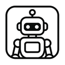 icon_internet_robot_monochrome icon preview
