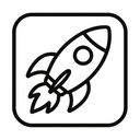 icon_internet_rocket_line_art icon preview