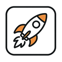 icon_internet_rocket_thin icon preview