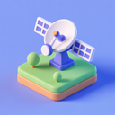 icon_internet_satellite_3d_isometric icon preview