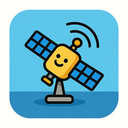 icon_internet_satellite_cartoon icon preview