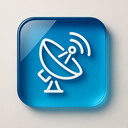 icon_internet_satellite_glassy icon preview