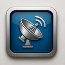 icon_internet_satellite_metallic icon preview