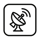 icon_internet_satellite_monochrome icon preview