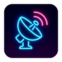 icon_internet_satellite_neon icon preview