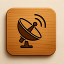 icon_internet_satellite_wooden icon preview