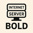 icon_internet_server_bold icon preview