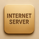icon_internet_server_embossed icon preview