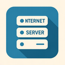 icon_internet_server_flat_design icon preview