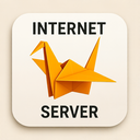 icon_internet_server_origami icon preview